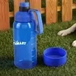 Water bottle with silicone