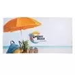 Sublimated RPET beach towel