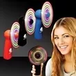 Handheld fan with multi-colored