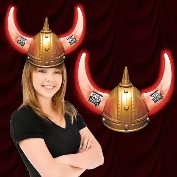 LED light-up Viking helmet;