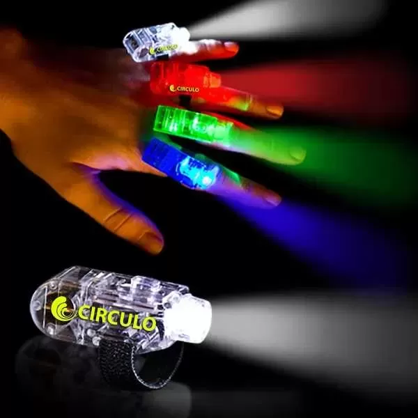 LED finger flashlight ring