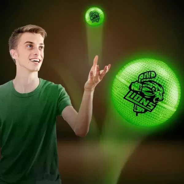 Green glow bounce ball.