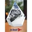 This diamond shaped award