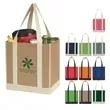 Non-Woven Two-Tone Shopper Tote