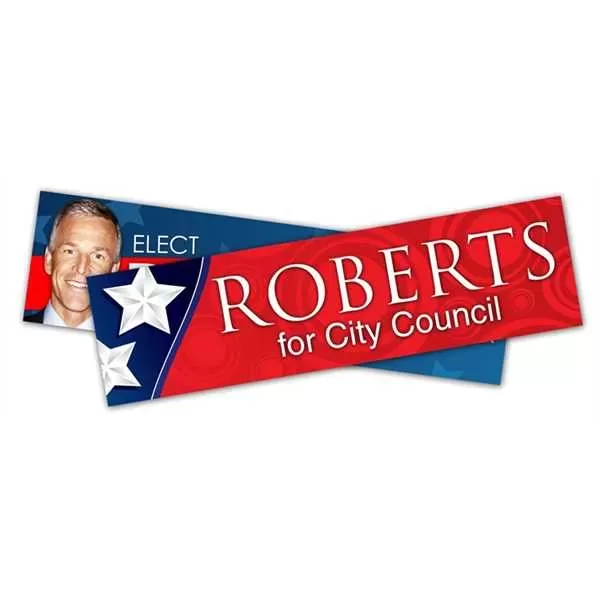 Political Campaign Bumper Sticker