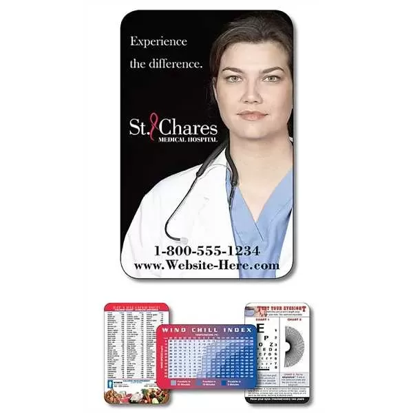 Health Laminated Wallet Card