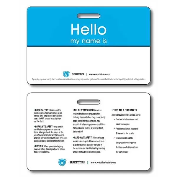 Laminated I.D./Wallet Card with