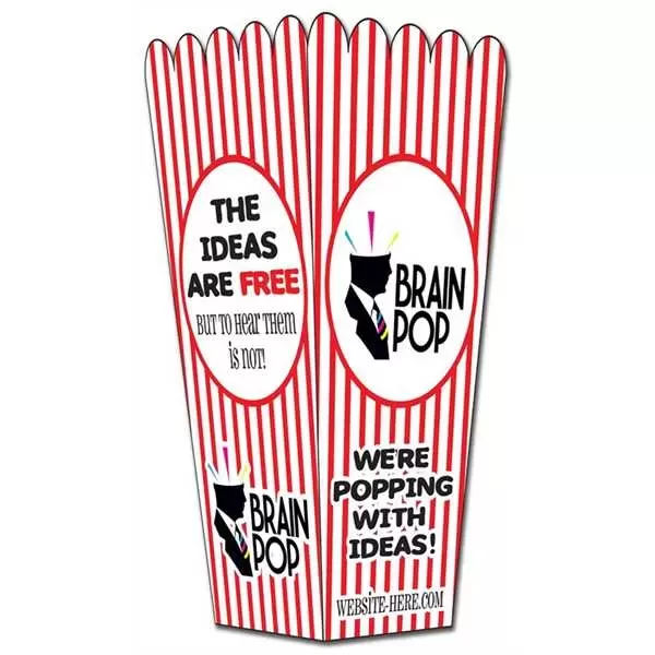 Paper Popcorn Style Box