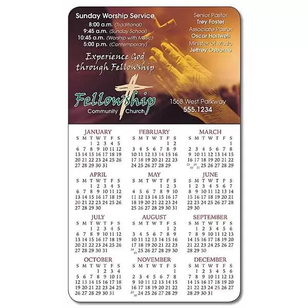 Religious Calendar Magnet -