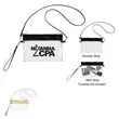 Clear PVC wristlet pouch