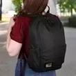 Sleek, tech-inspired large backpack