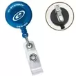 Round retractable badge reel