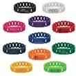 Silicone wristband with link