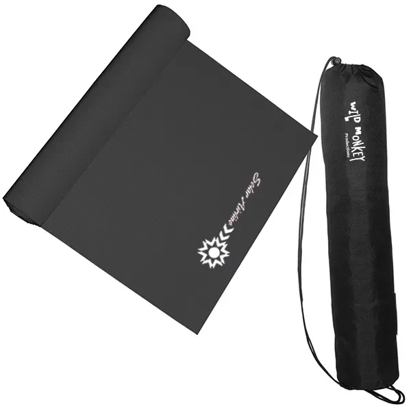 Yoga mat with carry