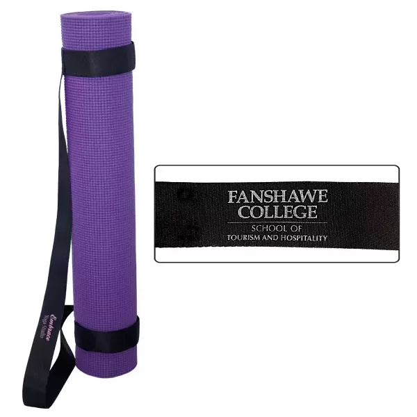 Yoga Mat with Strap.