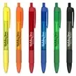 Retractable top action pen,