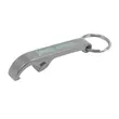 Aluminum bottle opener with