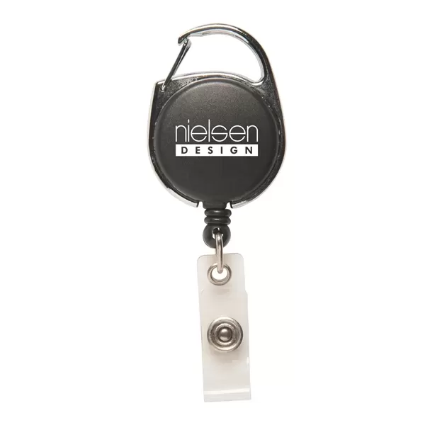 Retractable badge holder with
