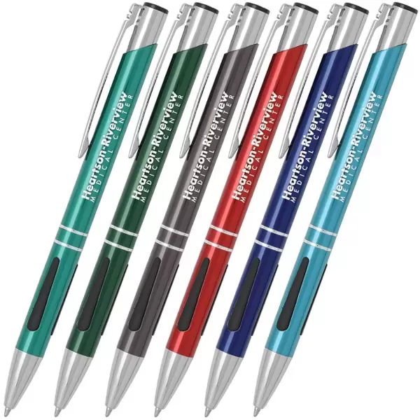 Stylus ballpoint pen featuring