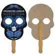 Skull shaped fan is