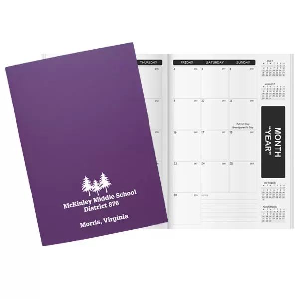 7x10 planner with a