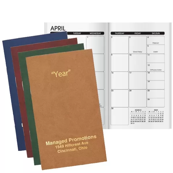 Monthly planner with a
