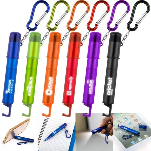 4-in-1 multi-functional pen with