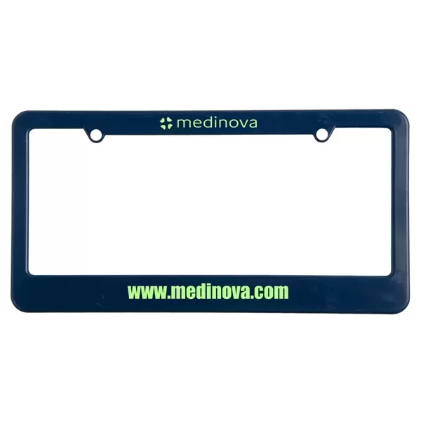 License plate frame. 2