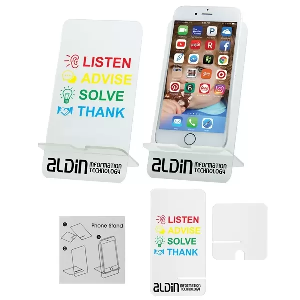 Two-piece acrylic phone stand,