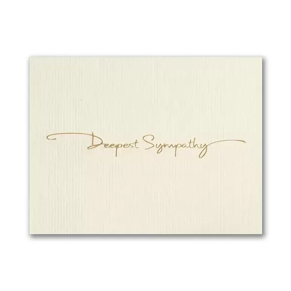Deepest Sympathy card with