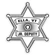 Sheriff Star Paper Lapel