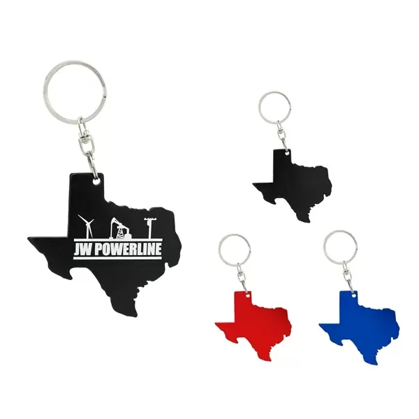Texas Bottle Opener Keychain