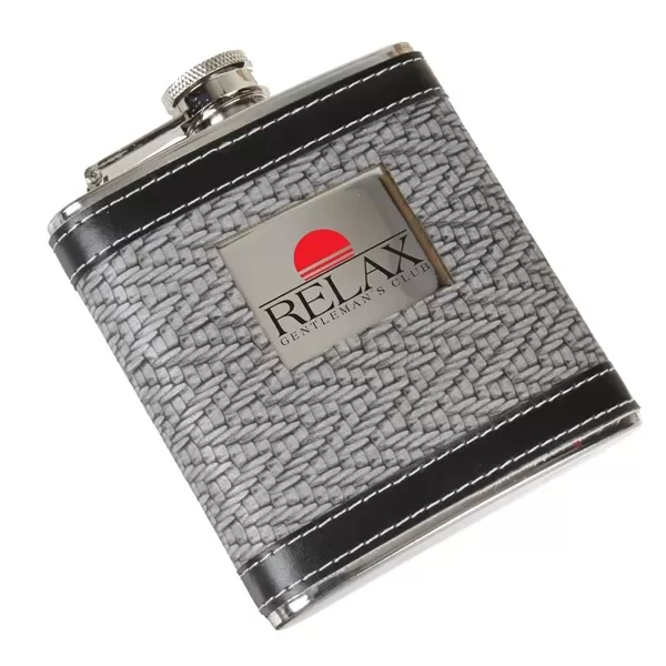 This 6oz flask features