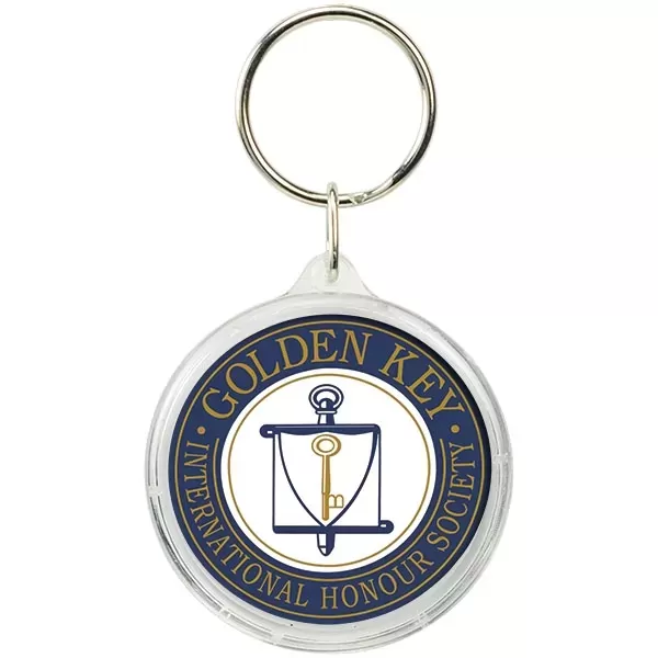 Key tag with clear