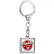 Chrome keytag with a