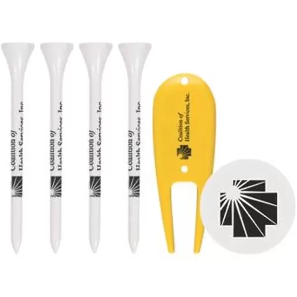 Packages golf set with