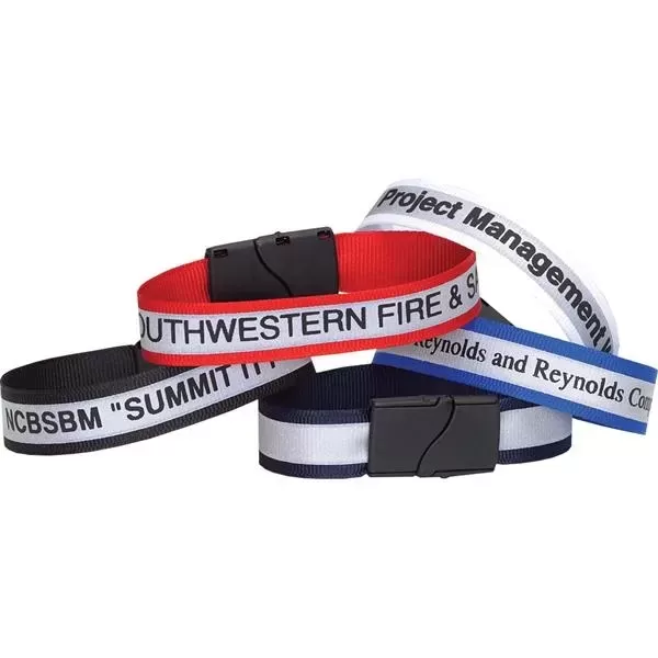 Reflective wristband helps the
