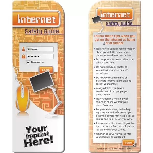 Bookmark - Internet Safety