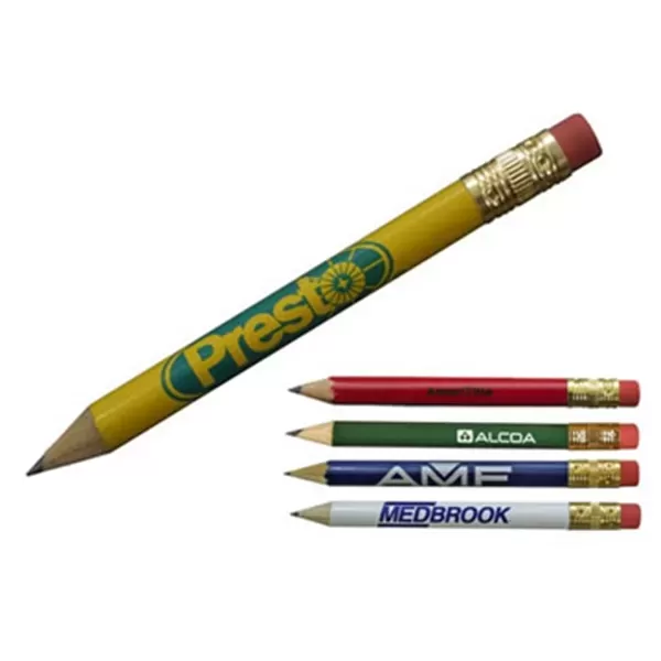 Golf pencil with eraser,