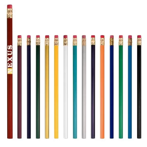 Wooden pencils with No.