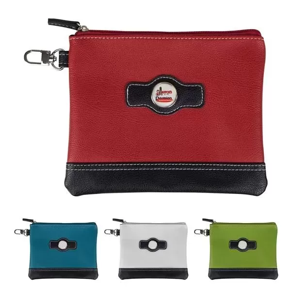 Customizable two-tone zippered valuables
