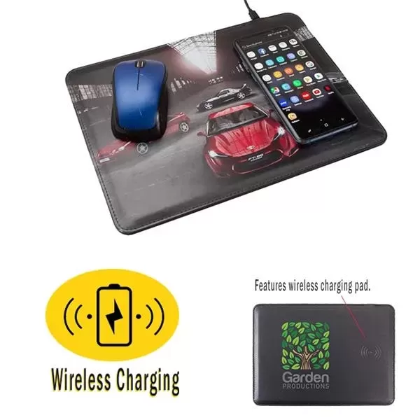 Wireless charging mousepad with