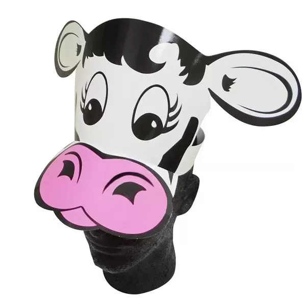 Cow design headband on