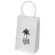 White kraft paper shopper