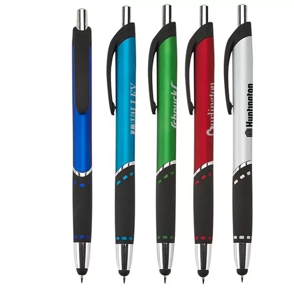 Retractable ballpoint stylus pen