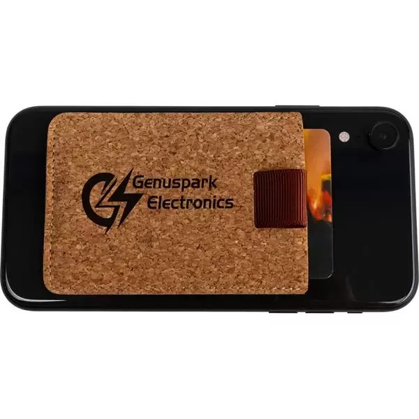 Cork cell phone wallet