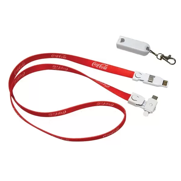 3-in-1 Dual Lanyard Cable