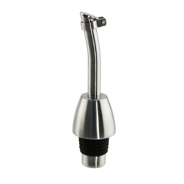 Stainless steel wine pourer