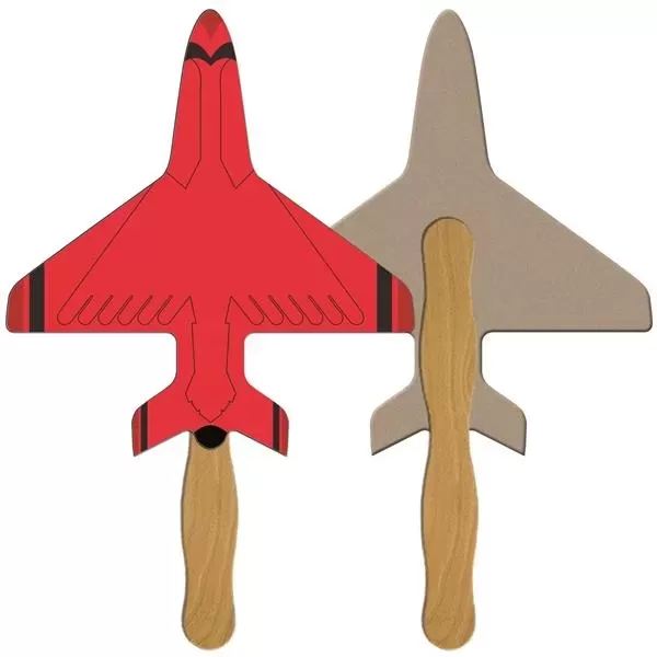Airplane shaped fan is