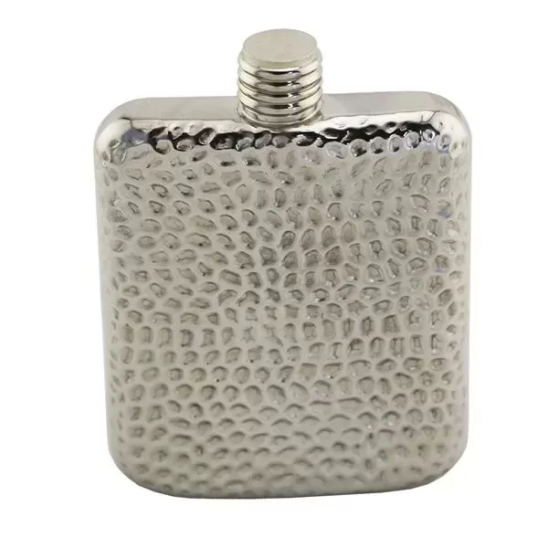 Eight-ounce round pocket flask